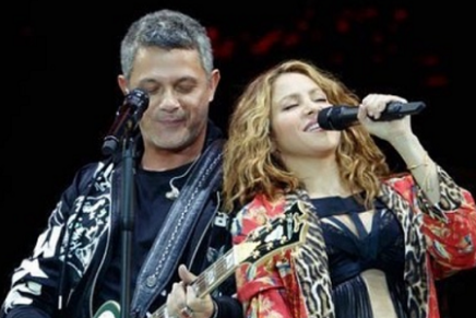 Sahkira canta con Alejandro Sanz en La Gira
