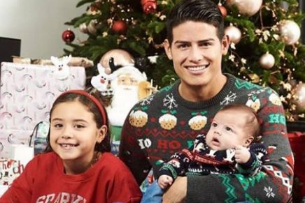 ¿Le heredó el talento? Salomé muestra sus habilidades jugando baloncesto