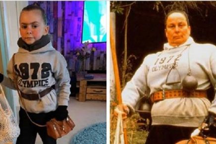 Una niña en Inglaterra se disfrazó de ‘Tronchatoro’ y ganó un concurso