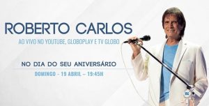 Vive este domingo 19 abril el primer live streaming de Roberto Carlos