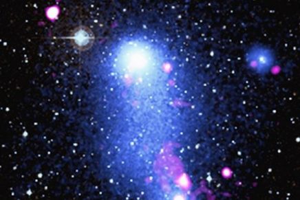 Abell 2384, el hermoso puente de gas galáctico que descubrió la NASA