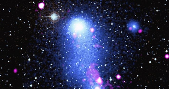 Abell 2384, el hermoso puente de gas galáctico que descubrió la NASA