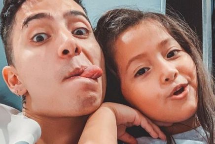 Emocionante reencuentro de Andy Rivera con su hija, luego 4 meses sin verse