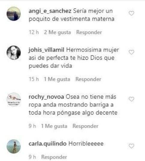Luisa Fernanda W es criticada por mostrar su barriga de embarazada