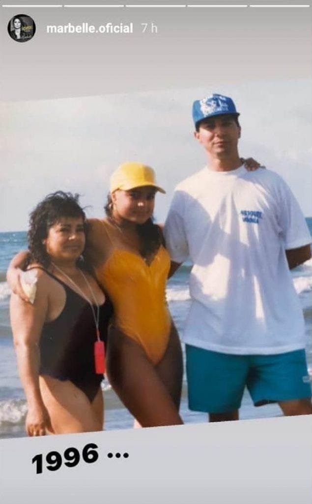 La foto de Marbelle en vestido de baño que sorprendió a sus seguidores