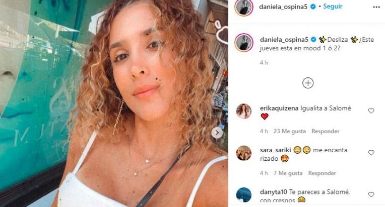 Daniela Ospina cambió de look y sorprendió a sus seguidores 