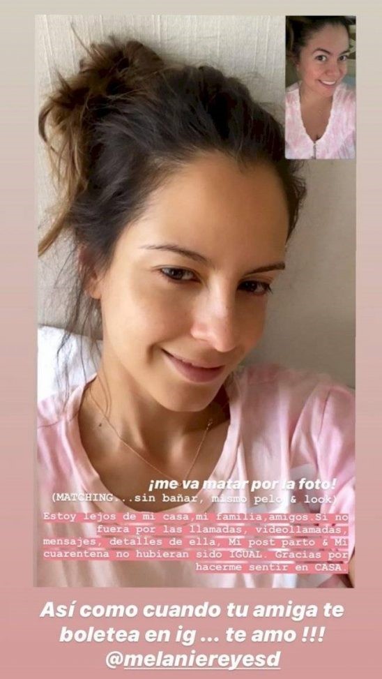Sin maquillaje, así apareció Laura Acuña en redes sociales
