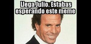Los mejores memes con la imagen Julio Iglesias por el mes de julio