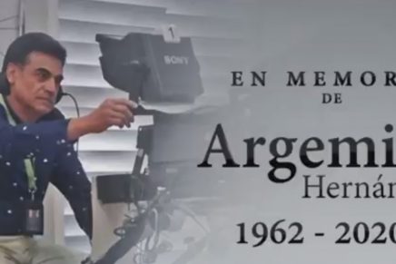 Entre lágrimas, compañeros de Argemiro Hernández se despidieron de este gran camarógrafo