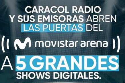 Caracol Radio junto al Movistar Arena presentan ciclo de grandes conciertos virtuales