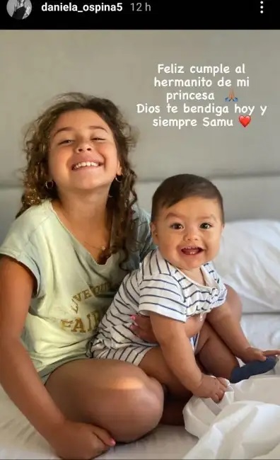 La tierna publicación con la que James Rodríguez celebró el cumpleaños de Samuel