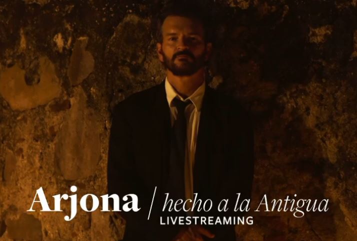 Ricardo Arjona realizará el concierto virtual “Hecho a la Antigua”