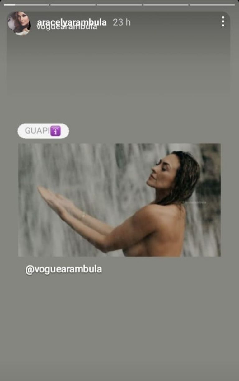 Aracely Arámbula posó desnuda y burló la censura en Instagram
