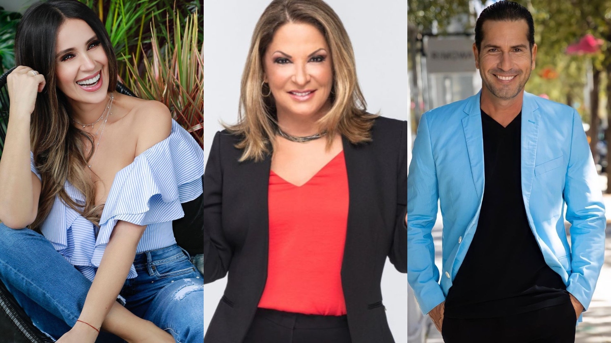 Ana María Polo besó a Catherine Siachoque y Gregorio Pernía
