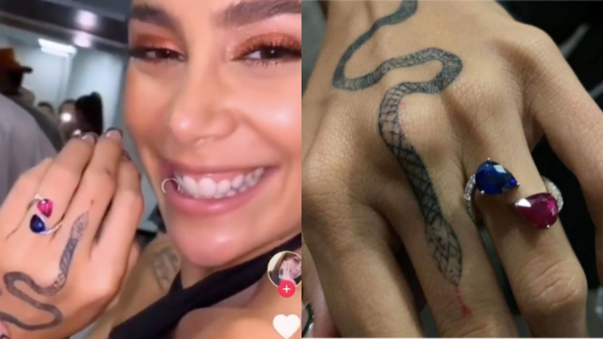 Greeicy y Mike Bahía anillo