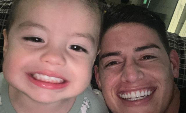 Samuel, hijo de James Rodríguez, canta a todo pulmón 'Indigo' y derrite ...
