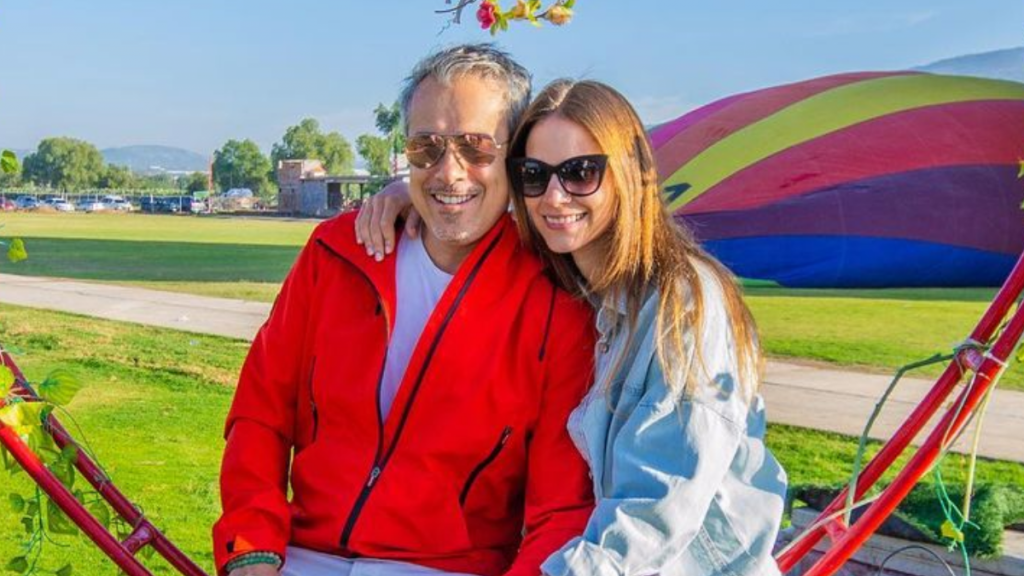 Jorge Enrique Abello y su esposa