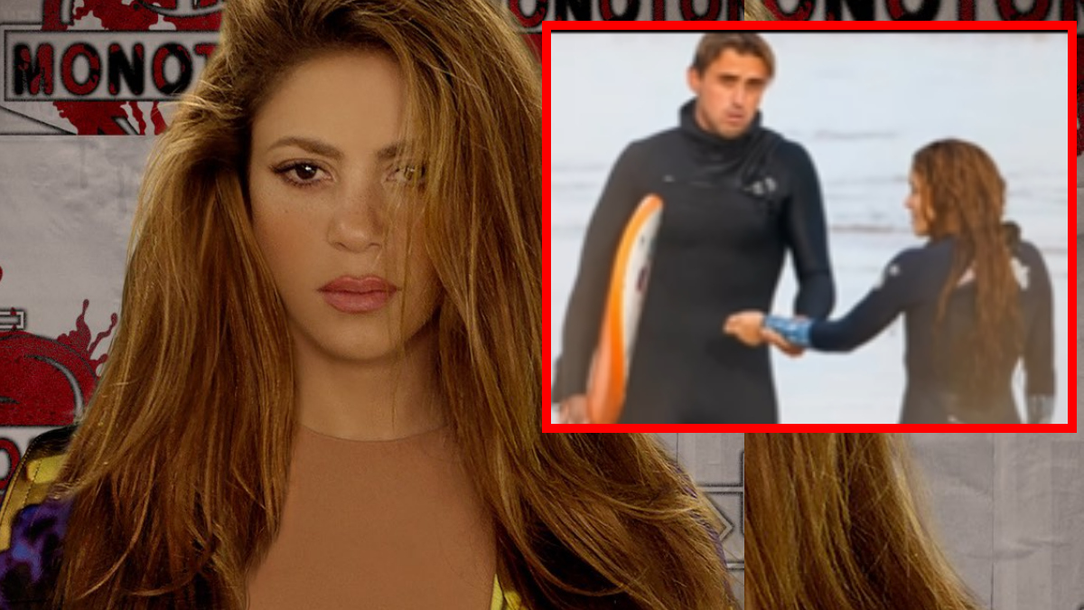 Shakira fue captada con atractivo hombre en playa de España; ¿coquetean?