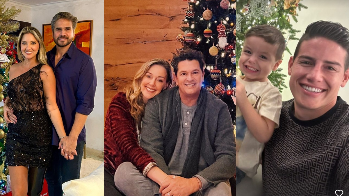 Famosos que celebraron la Navidad en familia: ¿cuál fue el mejor look grupal?