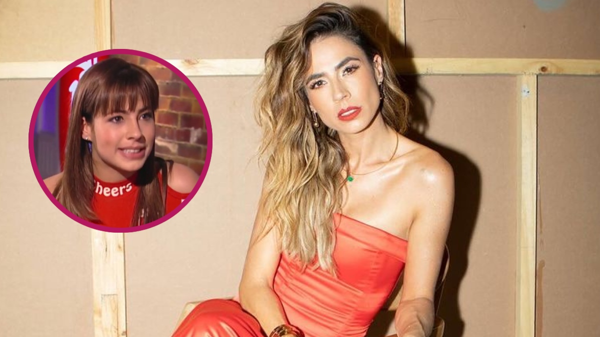 Desempolvan fotos de Carla Giraldo como porrista de Santa Fe