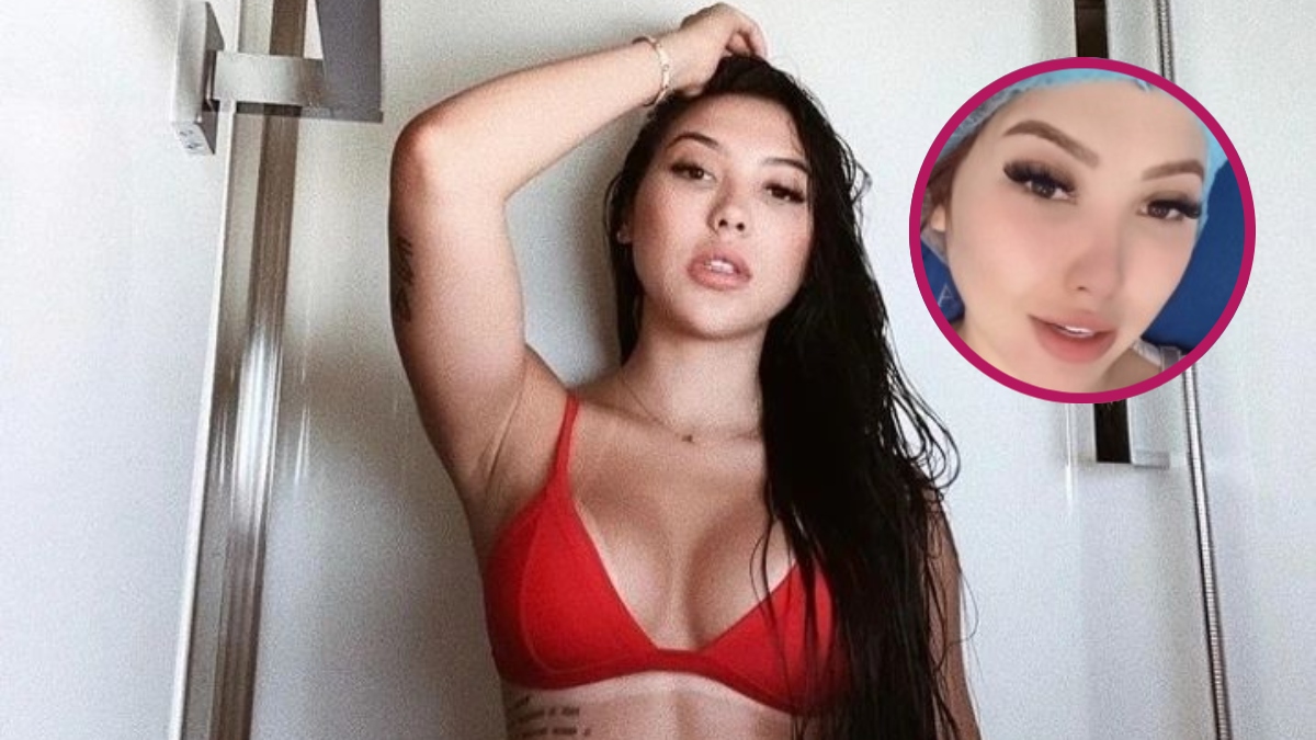 Aida Victoria mostró cómo retiraron la prótesis que se explotó en su cuerpo