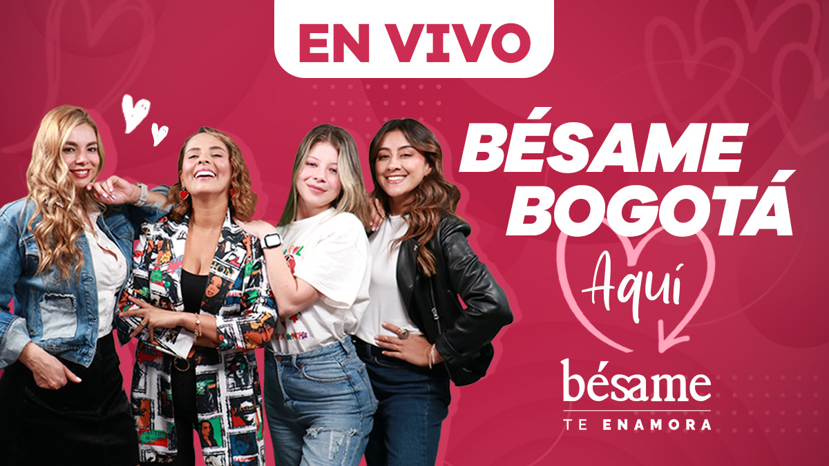 Locutoras de Bésame Bogotá en orden de izquierda a derecha: Carito Sierra, Adriana Bustos, Sara Flórez y María Mónica o 'Mamá sin Filtros'