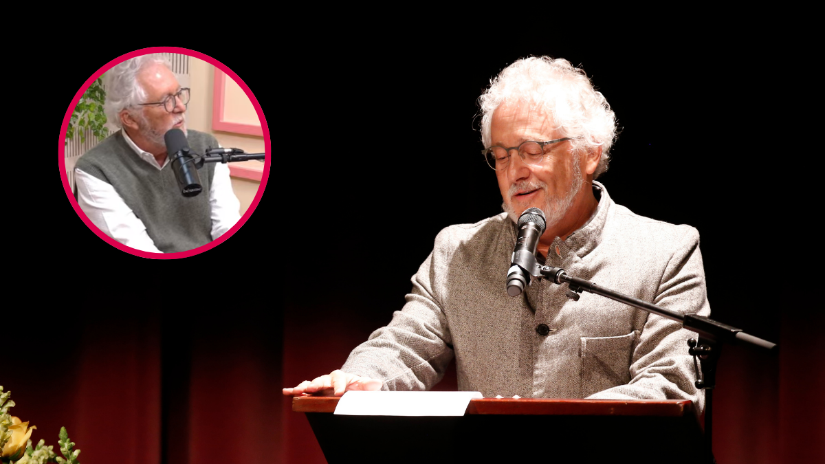 Héctor en la tercera edición del Premio de Cuento Hispanoamericano. Crédito: Captura EN VIVO INEXPERTAS: ¿Cómo fortalecer relaciones familiares sin caer en la dependencia emocional? / Colprensa