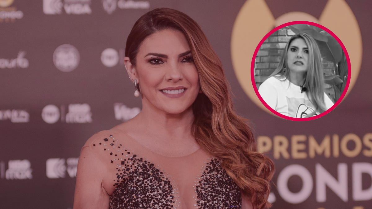 Ana Karina en el centro Nacional de Las Artes y foto de la presentadora en una entrevista. -Crédito: Colprensa / @Karylamas