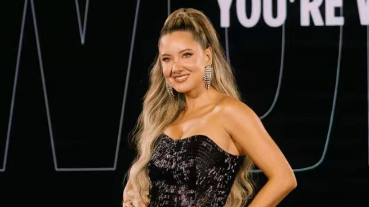 Daniela Álvarez en el desfile de L'oreal. Crédito: @Danielaalvareztv