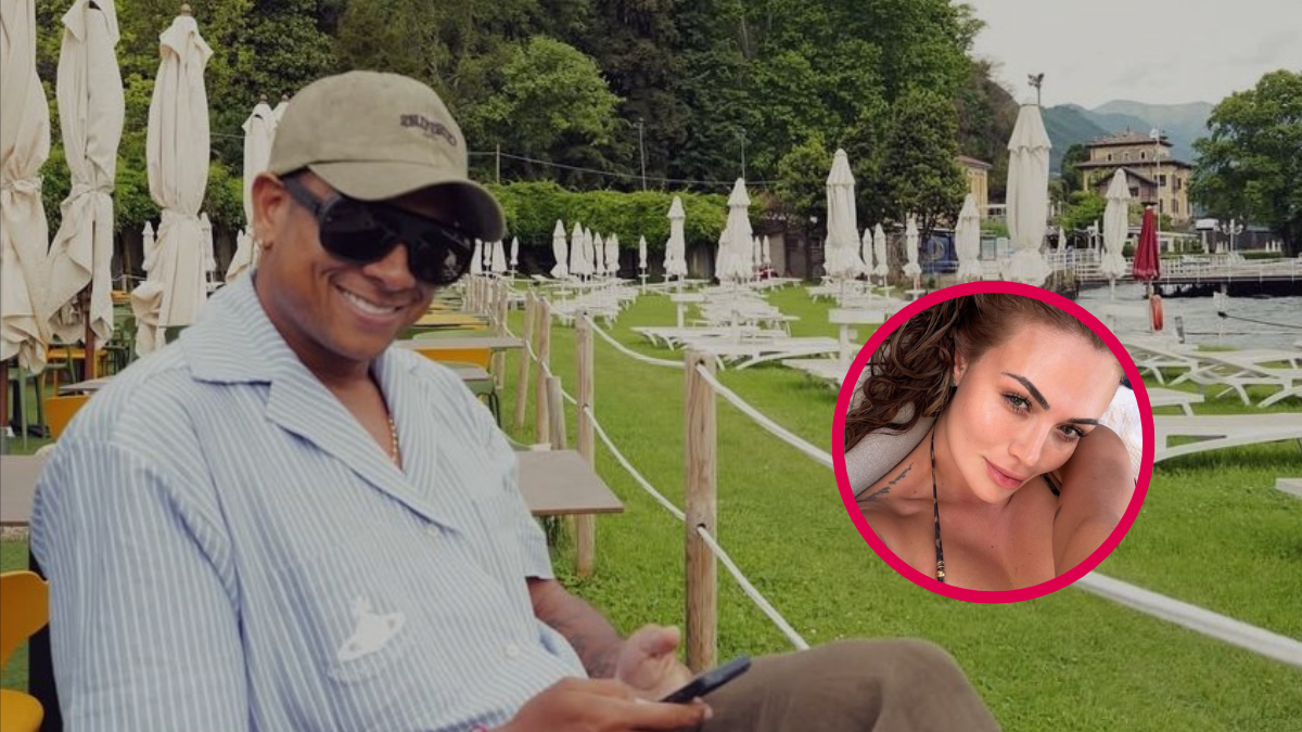 Freddy Guarín con Sara Uribe- Crédito: @sara_uribe/ @ fguarin13