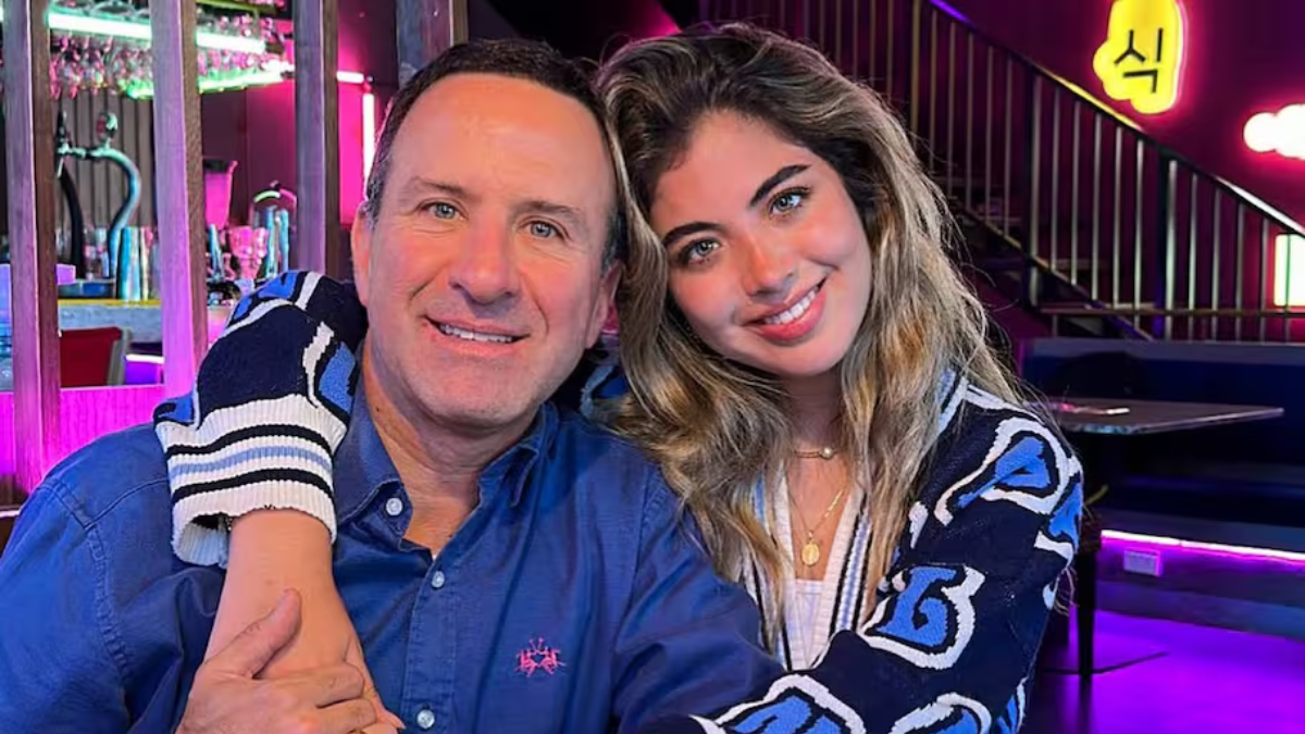 Foto de Felipe Arias y su hija