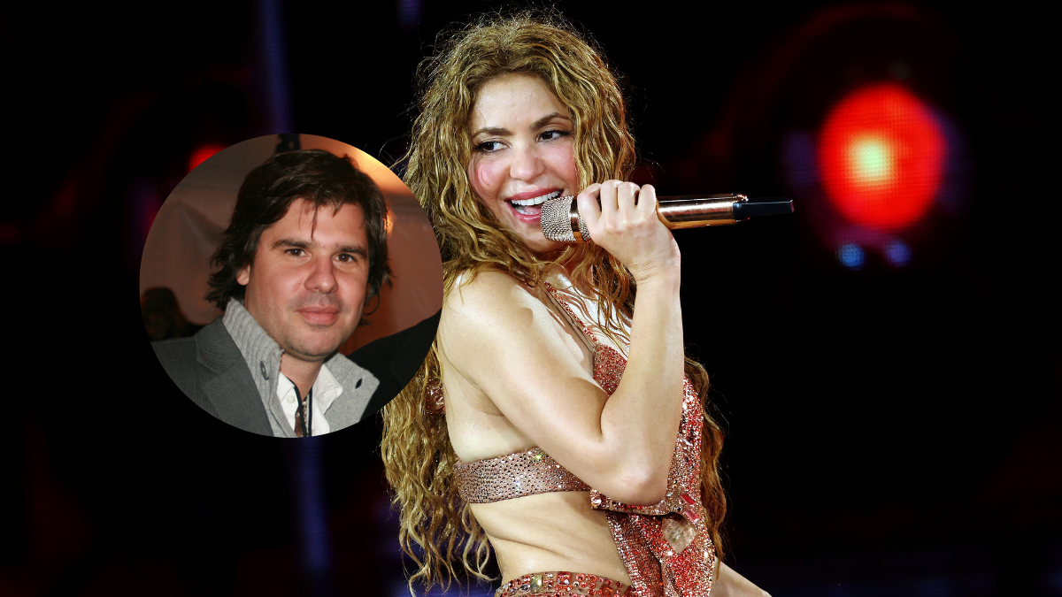 Foto de Shakira y foto de Antonio de la Rua