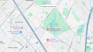 Ubicación del Vive Claro Distrito Cultural. | Crédito: Google Maps. 