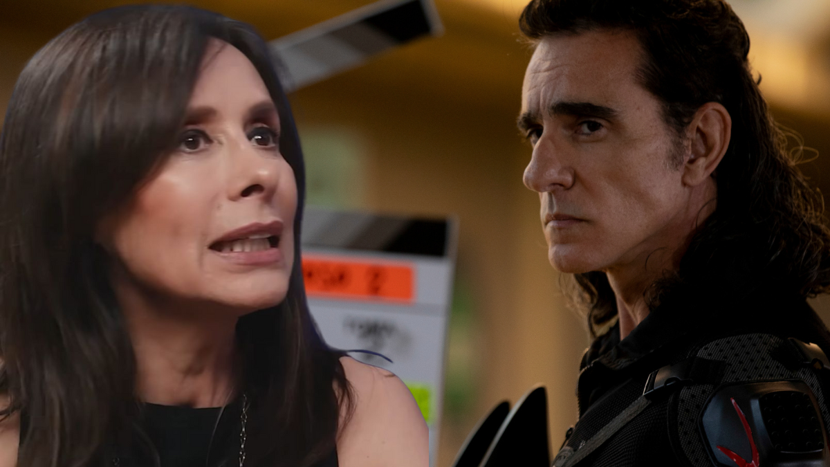 Miguel Varoni en las grabaciones de 'Pedro el escamoso' y Patricia Ércole en una entrevista. Crédito: Colprensa/ @patriciaercole