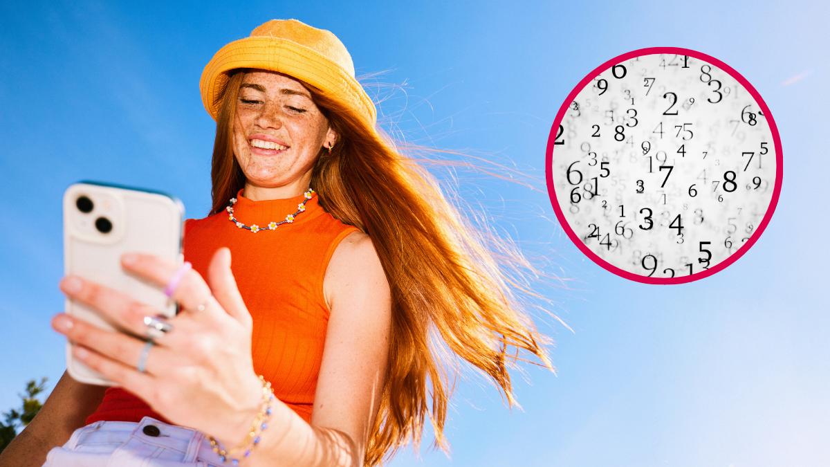 Mujer mirando su celular. | Crédito: Getty images.