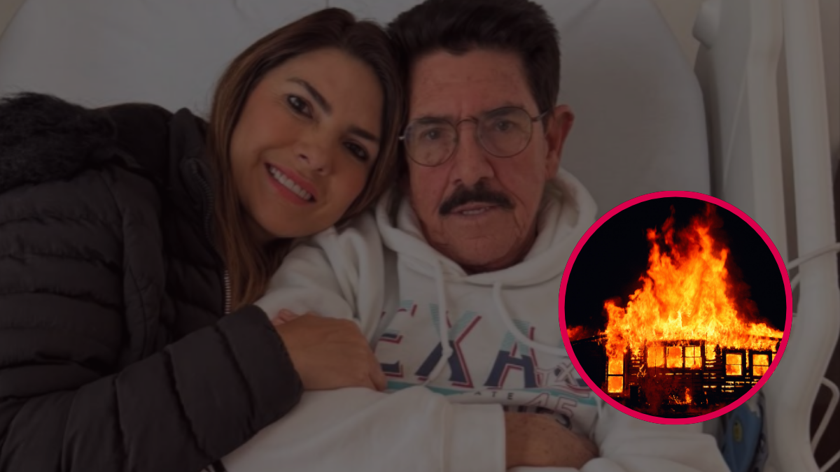 Papá de Karina soto en el médico e incendio de casa. Créditos: @Karylamas/Getty images