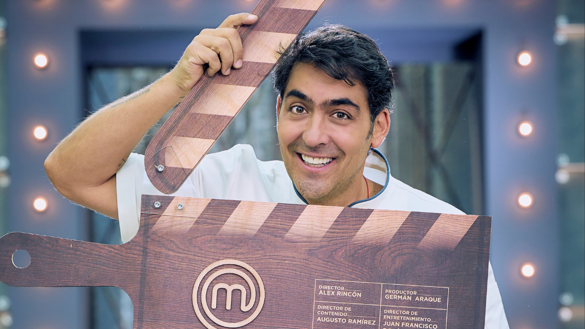 Chris Carpentier al iniciar las grabaciones del programa en 2022. Crédito: Colprensa