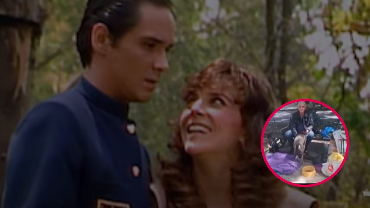 Alejandro Landero actuó con Verónica Castro en 'Rosa Salvaje' .Crédito: Captura