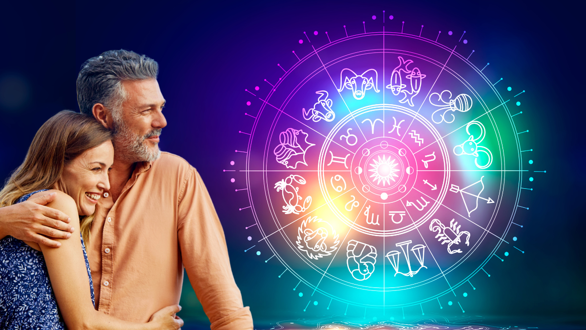 Pareja mirando los signos del zodiaco. | Crédito: Getty images.