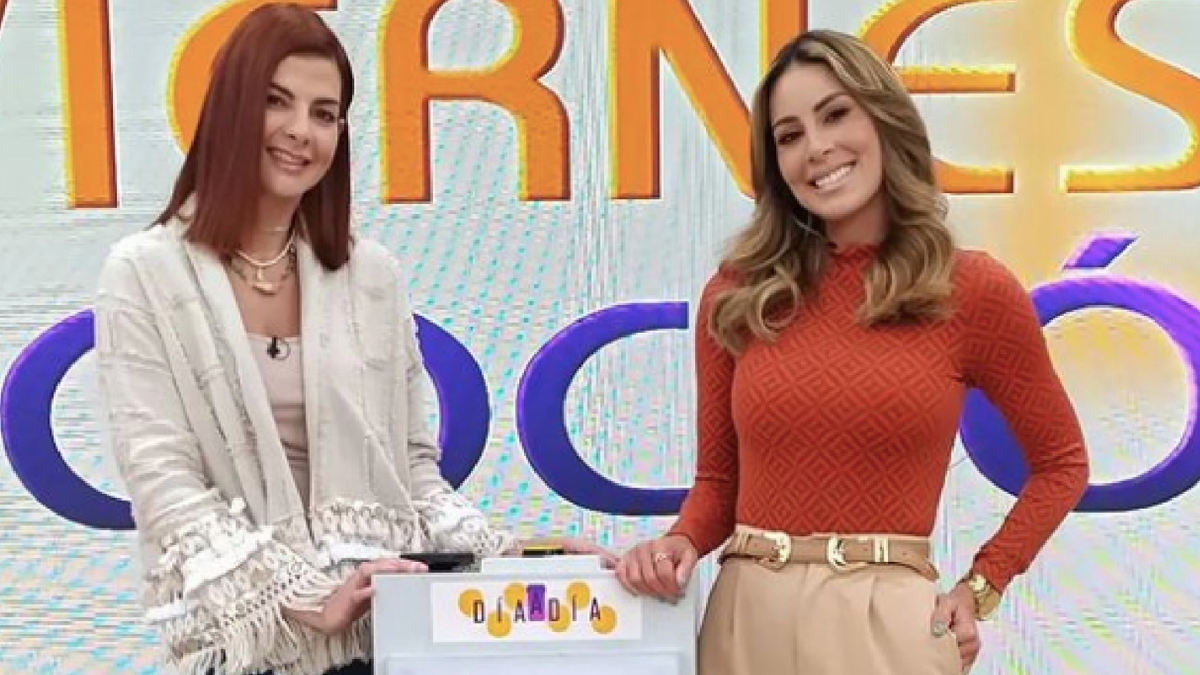 Carolina Soto y Carolina Cruz en el programa de 'Día a Día'. Crédito: @Díaadíacaracoltv