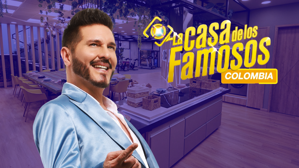 Marcelo Cezan en el programa de 'La casa de los famosos'. |Crédito: Colprensa / @Casadelosfamososcolombia