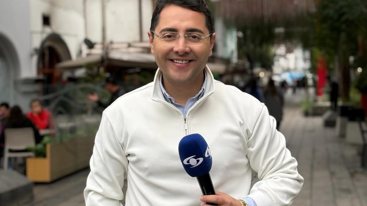 Pablo Arango en el programa de Noticias Caracol. | Crédito: @ Reporteropablo