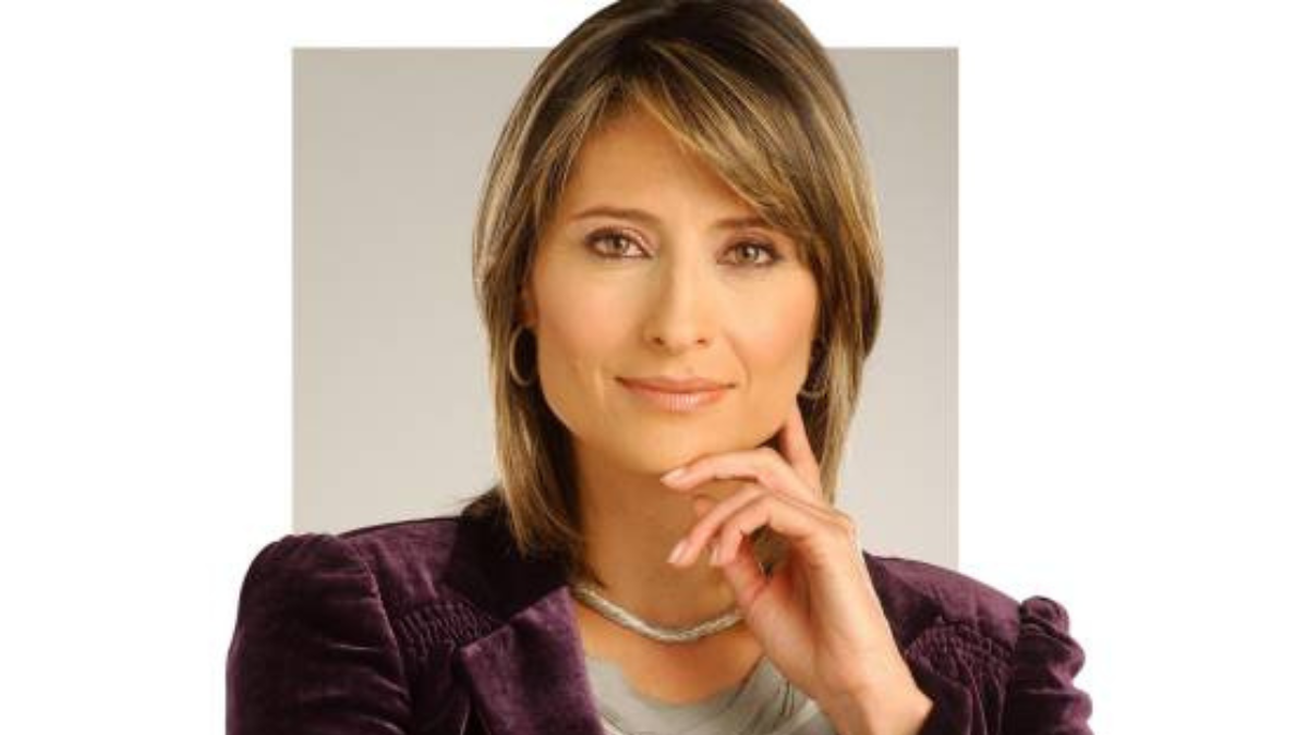 María Lucía Fernández, presentadora del Canal Caracol. | Crédito: Colprensa.