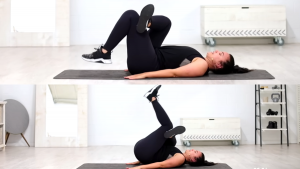 Rutina para abdomen desde casa (créditos: gymvirtual)