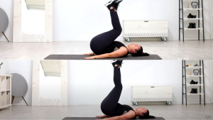 Rutina para abdomen desde casa (créditos: gymvirtual)