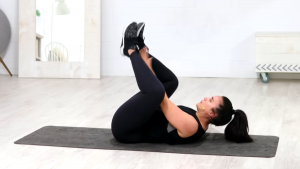 Rutina para abdomen desde casa (créditos: gymvirtual)