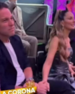 Claudia Bahamón y su posible nueva pareja. Crédito: 'La corona TV'. 