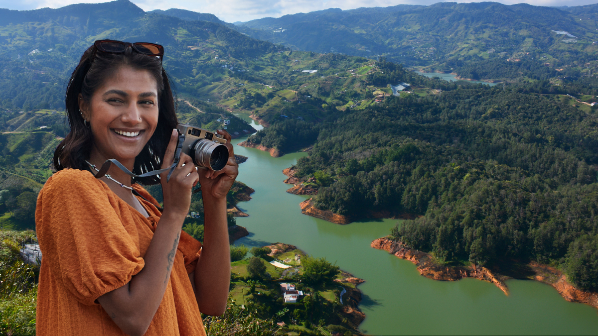 Mujer viajando. | Crédito: Getty images.
