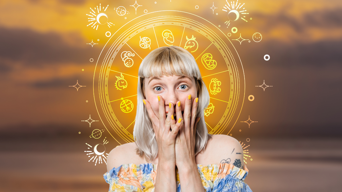 Mujer sorprendida con el horóscopo. | Crédito: Getty images.