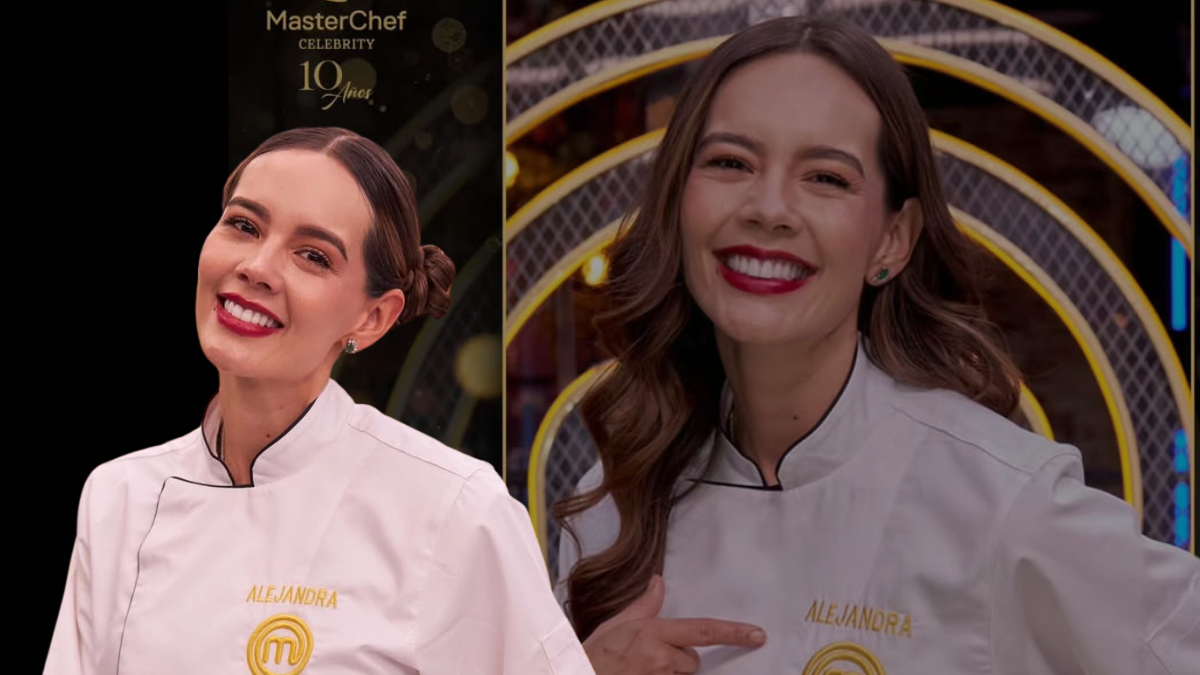 Alejandra Ávila en 'MasterChef Celebrity 2025'. | Crédito: @alejaavilac